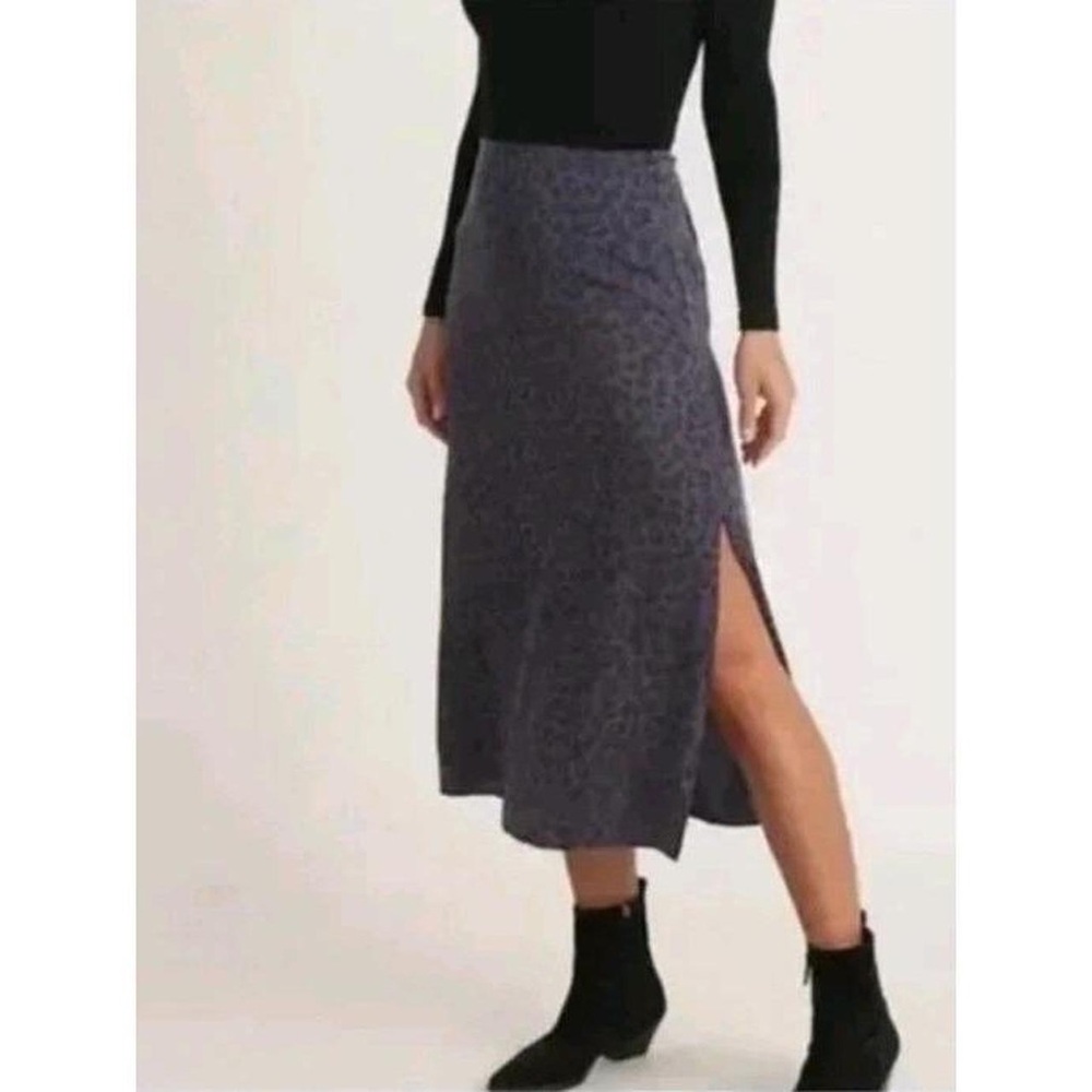 Marine Layer Dark Patterned Skirt